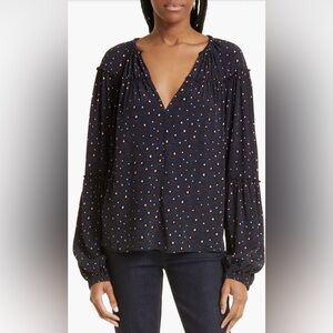 A.L.C. Jenna Abstract Print Top Size 2